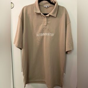 FASHIONNOVA Oversized Button Shirt-Women’s